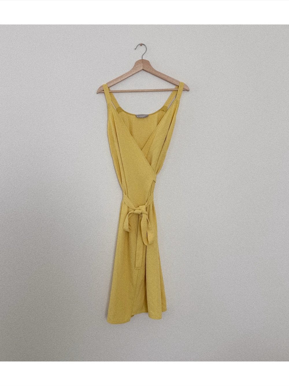 everlane japanese go weave wrap dress